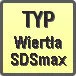 Piktogram - Typ: Wiertlo_SDSmax